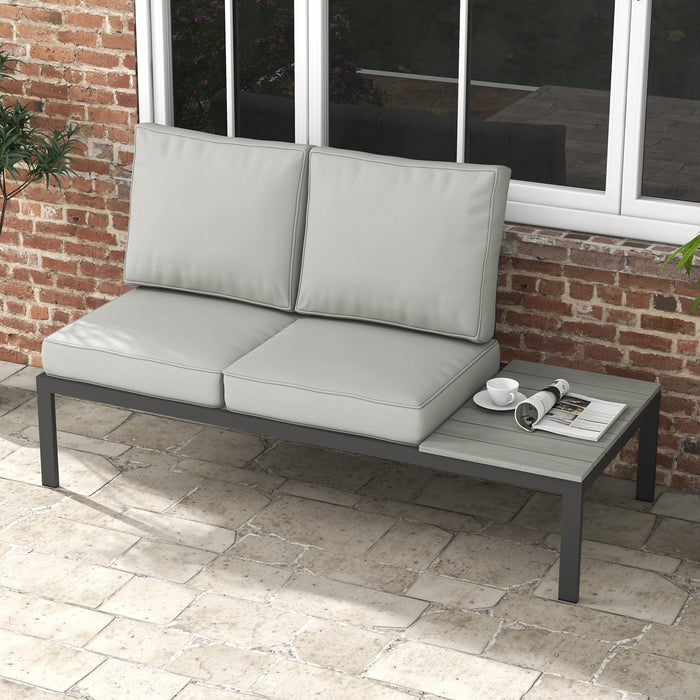 Patio Comfort 3-Piece Cushion Set - Back and Seat Pillows for Chairs, Light Grey - Ideal for Indoor and Outdoor Comfort