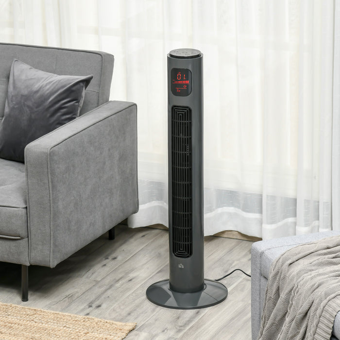 38'' Freestanding Tower Fan with LED Display - 3 Speeds, 3 Modes, 70° Oscillation, 12-Hour Timer - Includes 5M Remote Control, Ideal for Home Cooling