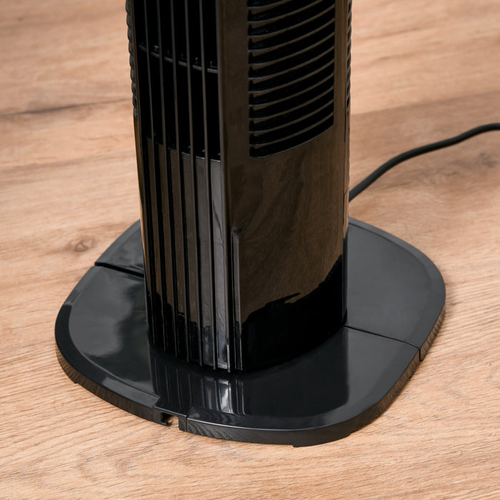 Tower Fan with Remote - 3-Speed, 3-Mode, 7.5-Hour Timer, 70° Oscillation, LED Control Panel - Ideal for Home Cooling and Comfort