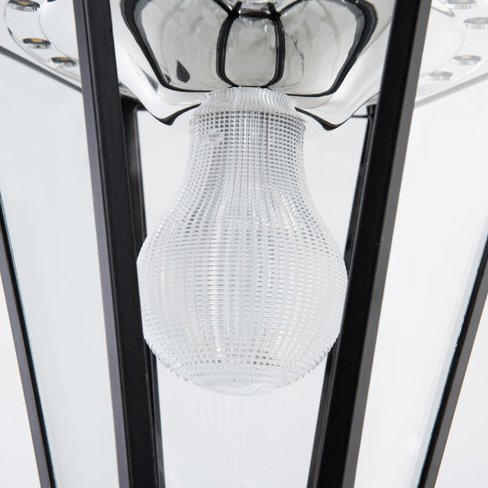 IP44 LED Solar Garden Lamp Post - 1.9M Aluminium Frame Outdoor Lantern for Patio, Pathway, Walkway - Eco-Friendly Lighting Solution