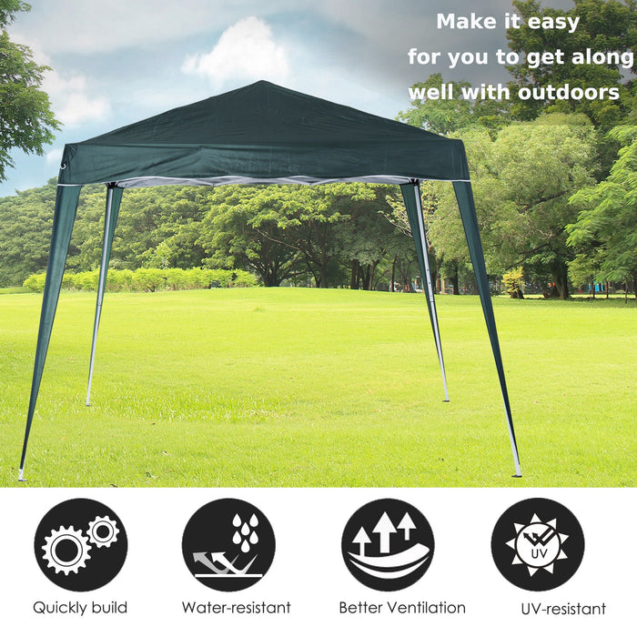 3x3m Green Pop-Up Canopy Tent - Waterproof & UV Protection Outdoor Shelter - Ideal for Parties, Events & Camping