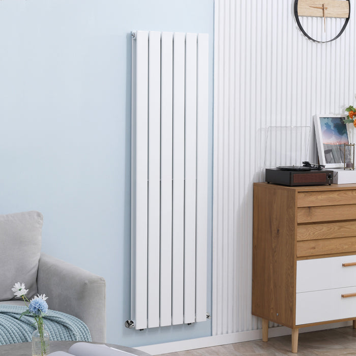 46 x 160cm Water-Filled Space Heater - Horizontal Designer Radiator for Quick Heating - Ideal for Living Rooms, Studies, and Bathrooms