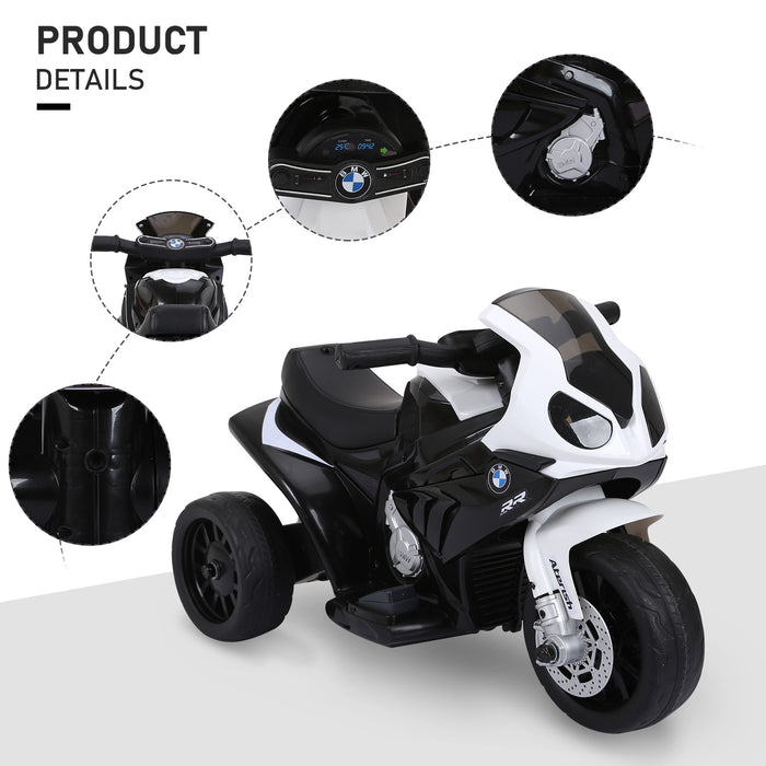 BMW S1000RR Electric Ride-On Motorcycle for Kids - Battery-Powered 6V Play Bike with Headlights and Music - Fun Outdoor Riding Toy for Children