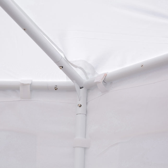 Waterproof Marquee Canopy 8.9x6.5m - Durable Outdoor Event Shelter in White - Ideal for Weddings and Garden Parties