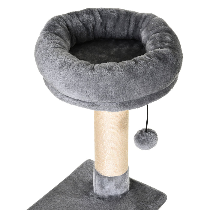 Multi-Level 150CM Cat Tree Condo Tower - Activity Stand House with Scratching Posts and Toys for Kittens - Ideal for Play and Relaxation