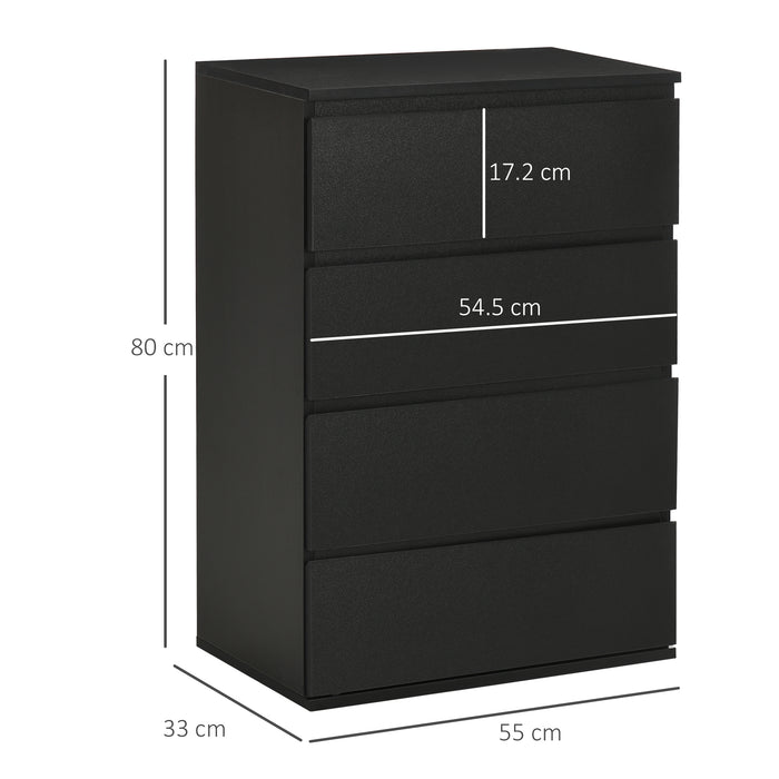 4-Drawer Modern Dresser - Sleek Storage Cabinet Unit - Bedroom Organization Solution