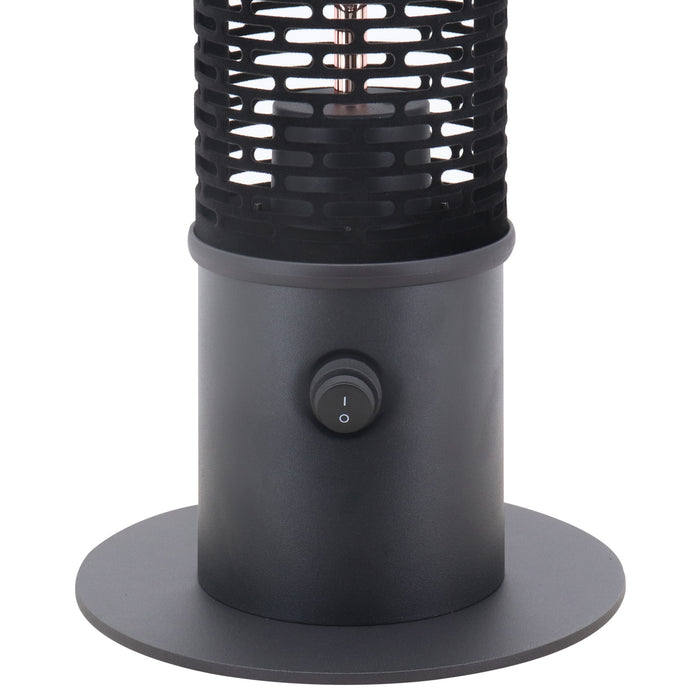 Patio Tabletop Heater - 1.2kW Infrared Outdoor Electric Heating, IP54 Weatherproof, Tip-Over Switch - Cozy Warmth for Outdoor Dining & Gatherings