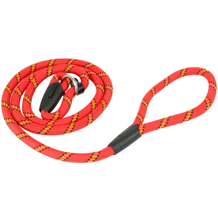 Red Adjustable Canine Leash - 1.5m Durable Safety Lead for Dogs - Perfect for Training & Walking Your Pet