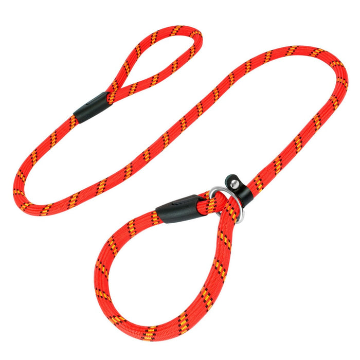 Red Adjustable Canine Leash - 1.5m Durable Safety Lead for Dogs - Perfect for Training & Walking Your Pet