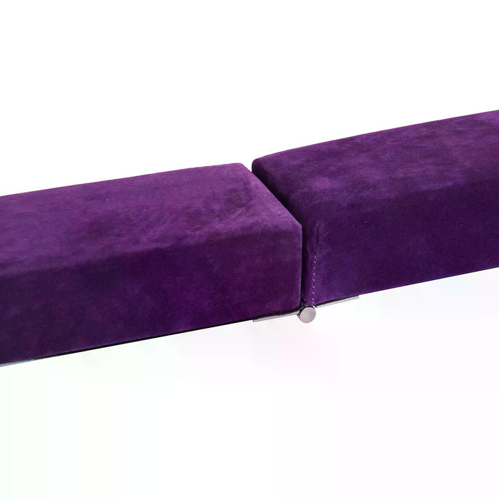 Gymnastics Balance Beam Trainer - 2.4m Length, Durable Purple Equipment - Ideal for Training & Skill Development