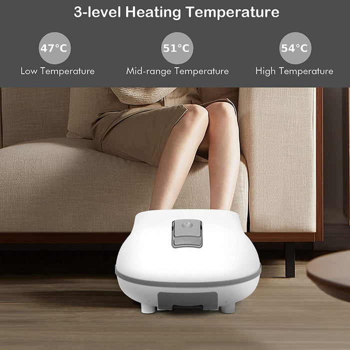 Steam Spa - Electric Foot Massager in Brown - Ideal for Relaxation and Stress Relief