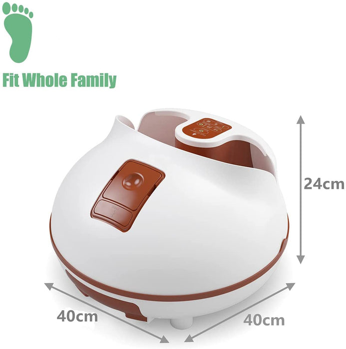 Steam Spa - Electric Foot Massager in Brown - Ideal for Relaxation and Stress Relief