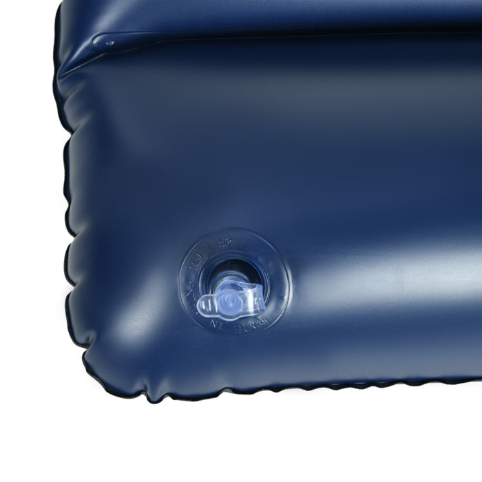 Inflatable Double Air Bed with Included Hand Pump - Durable & Comfortable Sleeping Solution - Ideal for Camping & Guest Use