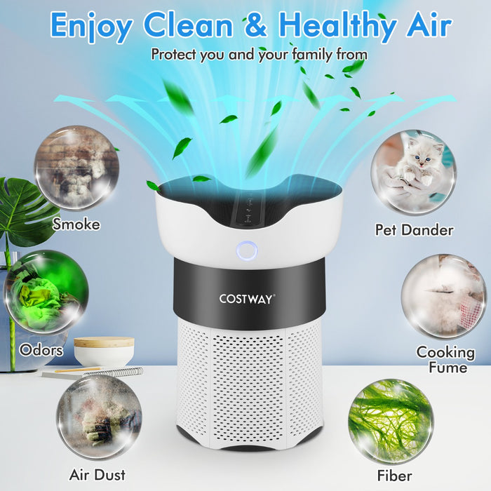 H13 True HEPA Filter Air Purifier - Home Use, Air Cleaning Device - Perfect for Allergy Sufferers and Indoor Air Quality Improvement