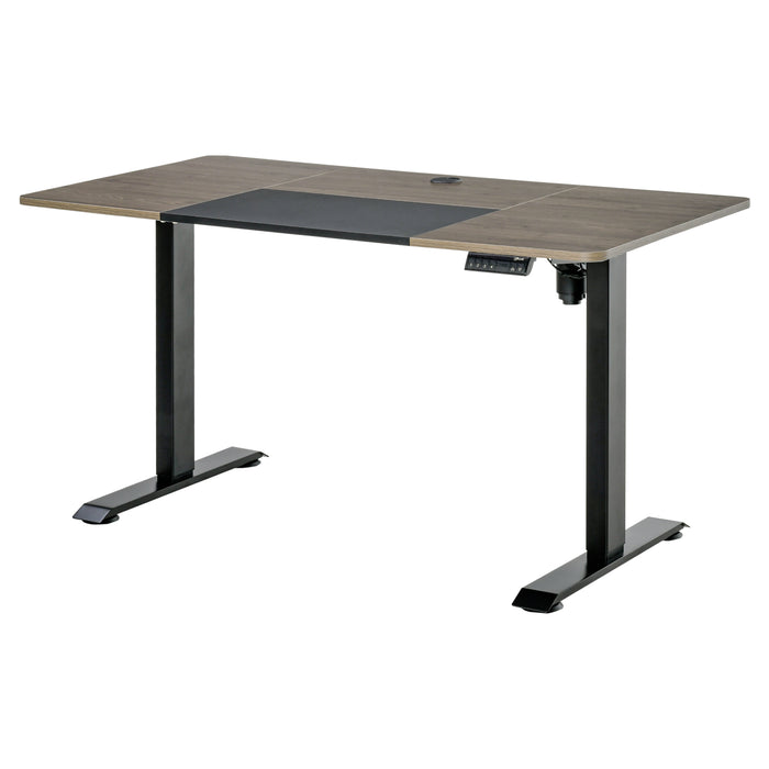 Height Adjustable Electric Standing Desk - 140x70cm Workspace with 4 Memory Presets - Ergonomic Stand Up Desk for Home Office Comfort