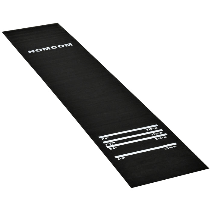 Professional Rubber Darts Mat - Enhanced Precision with 4 Throwing Lines - Ideal for Amateur and Professional Dart Players