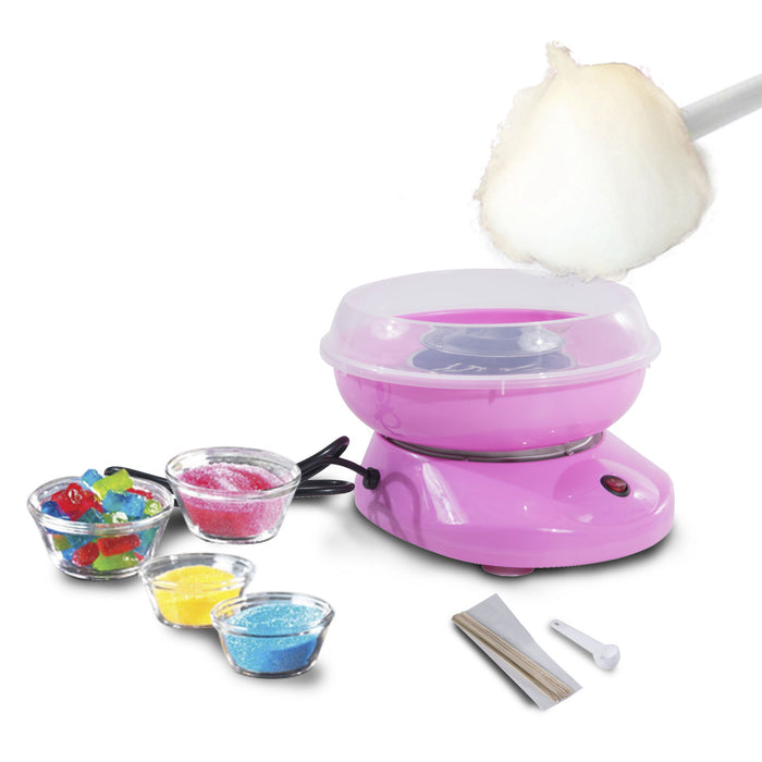 Electric Cotton Candy Maker by Gadgetry - 450W High-Performance Candy Floss Machine in Pink - Ideal for Parties and Family Fun