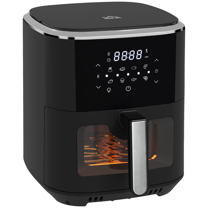 6.7L Multifunctional Air Fryer - Digital Display with Bake, Roast, Dehydrate Functions & Rapid Air Circulation - Ideal for Health-Conscious Cooking & Versatile Meal Prep