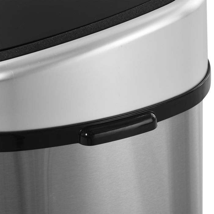 58L Stainless Steel Sensor Bin - Smart Motion-Activated Waste Container - Ideal for Hygienic Home or Office Use