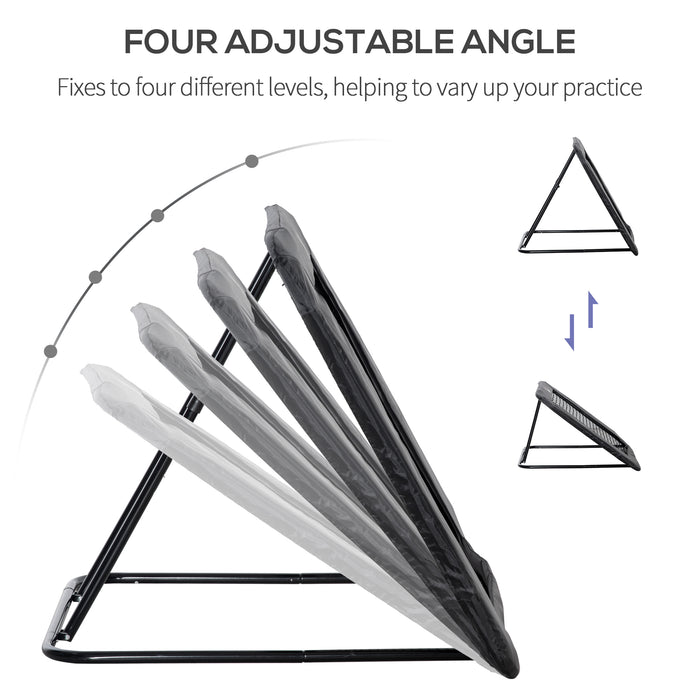 Adjustable Football Training Rebounder Net - Angle Pitch Back System with Target Goal - Quick Folding Design for Easy Setup & Portability