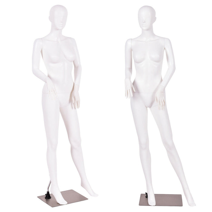 Undisclosed Brand - 177cm Full Body Female Mannequin with Metal Base - Ideal Display Solution for Clothing Stores and Fashion Designers