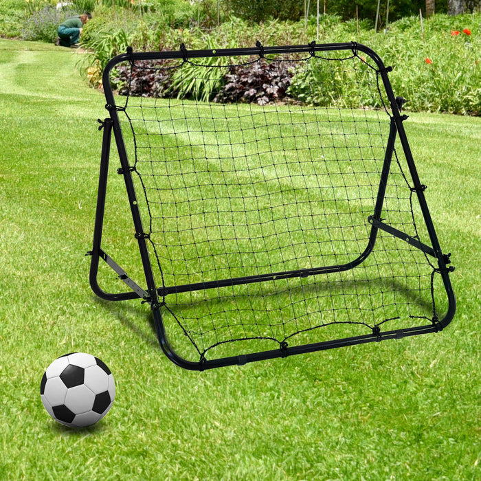 Multi-Sports Training Aid for Adults - Heavy-Duty PE Mesh with Metal Frame, 108W x 100D x 65H cm - Ideal for Football Practice and Athletic Drills