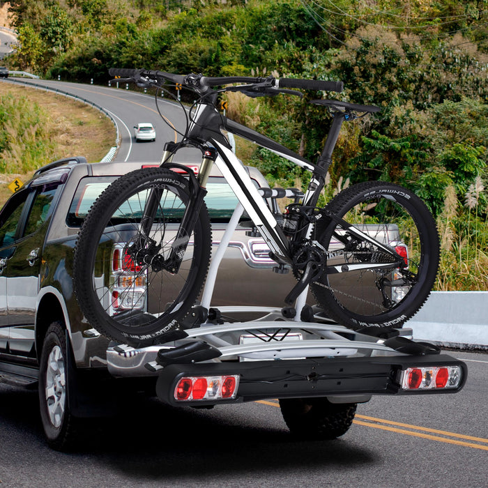 Bike Rear Mount Storage Solution - Durable Bicycle Carrier Rack for Efficient Cargo Handling - Ideal for Touring and Commuting Cyclists