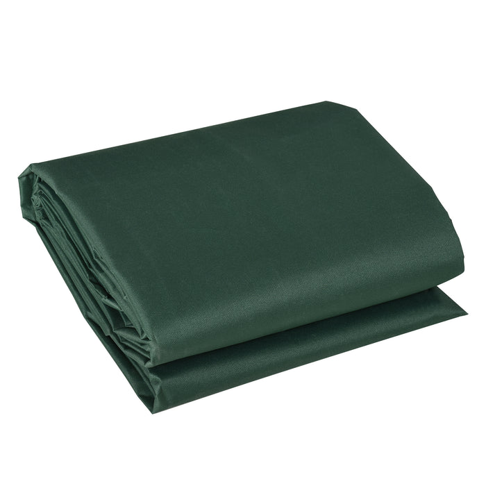 Oxford - Heavy-Duty Waterproof and Anti-UV Patio Furniture Cover for Outdoor Protection - Ideal for Garden Rattan Sets, Green, 255 x 142 x 86 cm