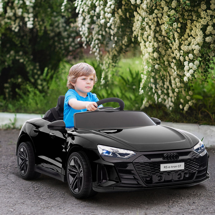 Audi Official 12V Electric Ride-On Car for Kids - Remote Control, Suspension, Lights & Music System - Perfect for Young Drivers’ Outdoor Adventures