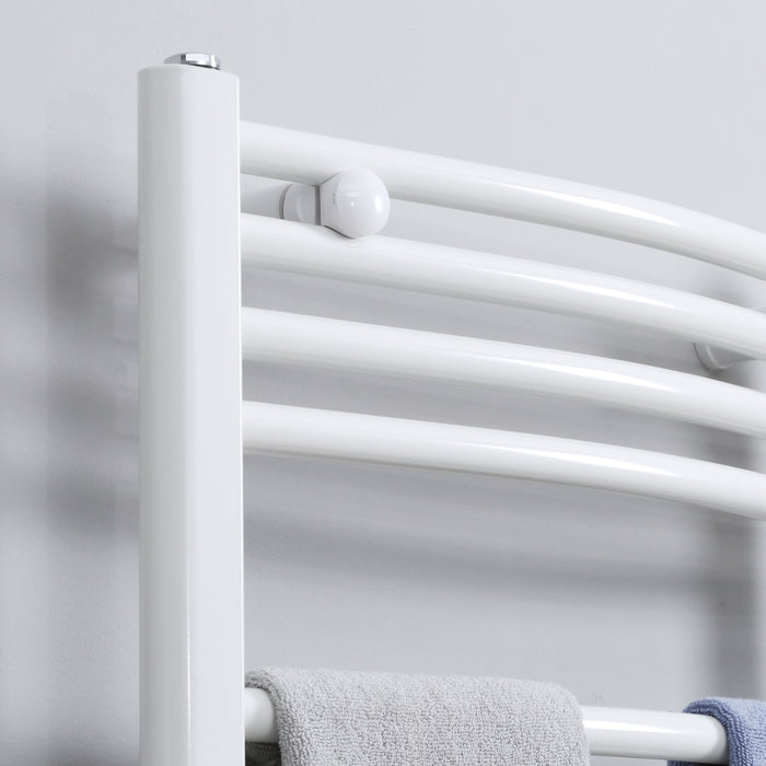 Hydronic Ladder Radiator Towel Warmer - Straight 600x1200mm Central Heating Bathroom Towel Rail - Cozy & Dry Towels for Home Comfort