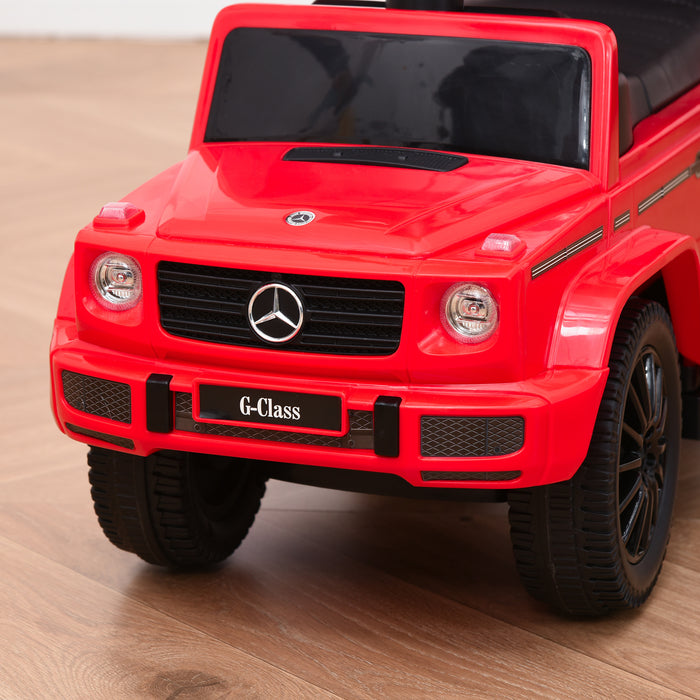 Mercedes-Benz G350 Licensed Ride-On - Toddler Push Car with Steering Wheel, Slider Walker - Safe Floor Vehicle for Children's Play and Mobility Development