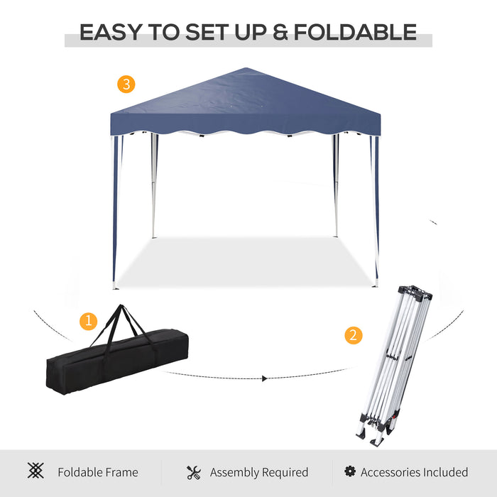 3 x 3m Pop-Up Gazebo - Versatile and Portable Shelter for Outdoor Events, Camping - Includes Handy Carry Bag for Easy Transportation