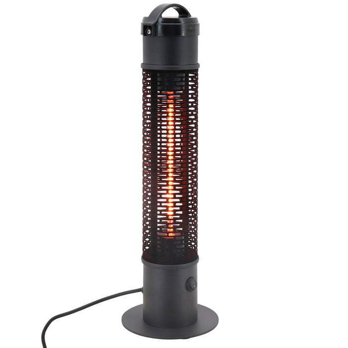 Patio Tabletop Heater - 1.2kW Infrared Outdoor Electric Heating, IP54 Weatherproof, Tip-Over Switch - Cozy Warmth for Outdoor Dining & Gatherings