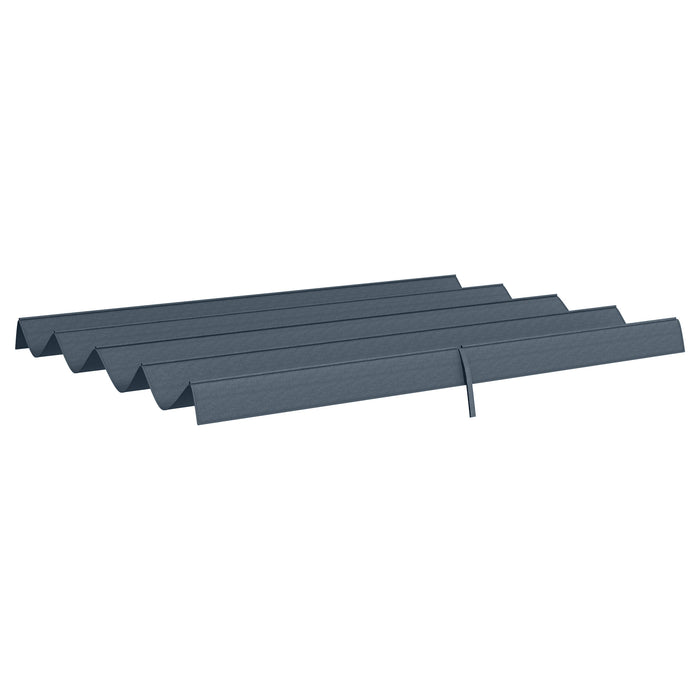 Retractable Pergola Sun Shade Cover - UV30+ Protection, 3 x 2.15m, Dark Grey - Ideal for Outdoor Comfort and Sun Control