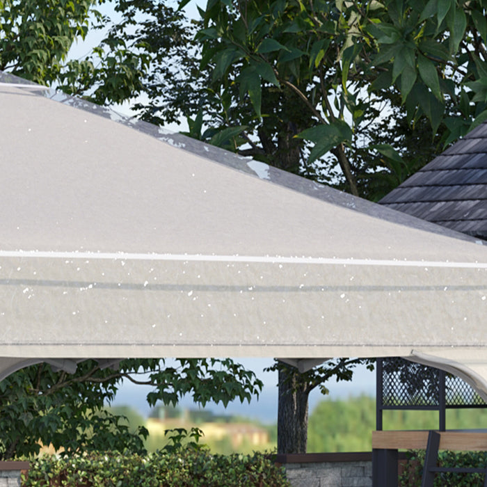 3x3m Gazebo Canopy Cover - Waterproof and Protective Outdoor Shelter Accessory - Ideal for Garden Tents and Canopies