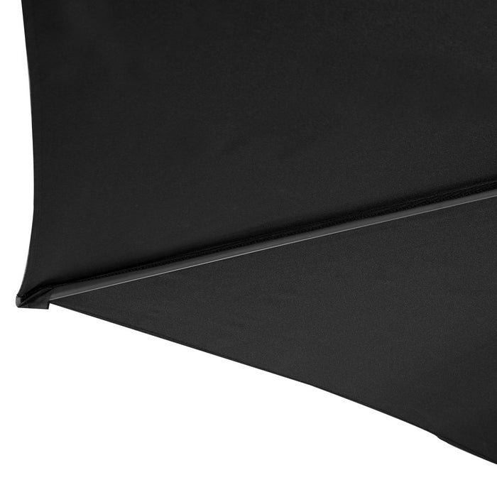 2.7m Beige Garden Parasol - Outdoor UV Sunshade with Crank - Ideal for Backyard, Patio, Poolside Use