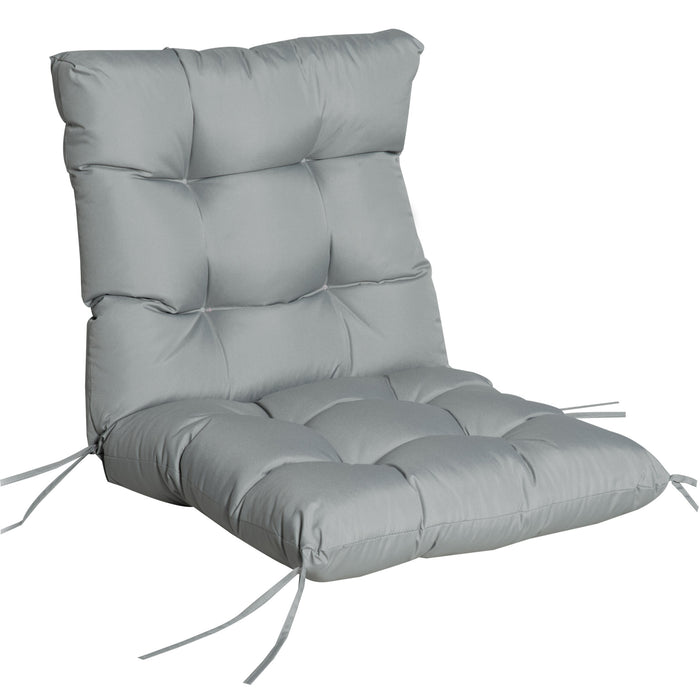 Comfortable Garden Chair Cushion with Backrest - Patio Seat Pad for Outdoor & Indoor - Ideal for Enhancing Sitting Comfort