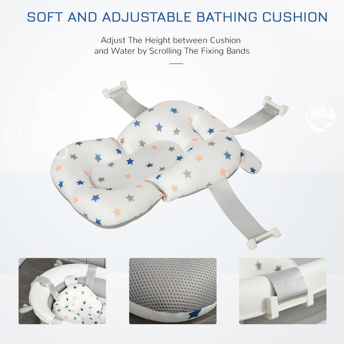 Foldable Infant Bath Tub - Temperature Responsive Drain Plug and Compact Design - Ideal for Newborns to Toddlers up to 3 Years