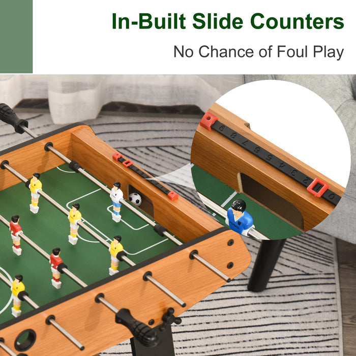 Mini Foosball Soccer Gaming Table - Foldable Indoor Football Entertainment Center - Perfect for Family Fun and Kids Indoor Play