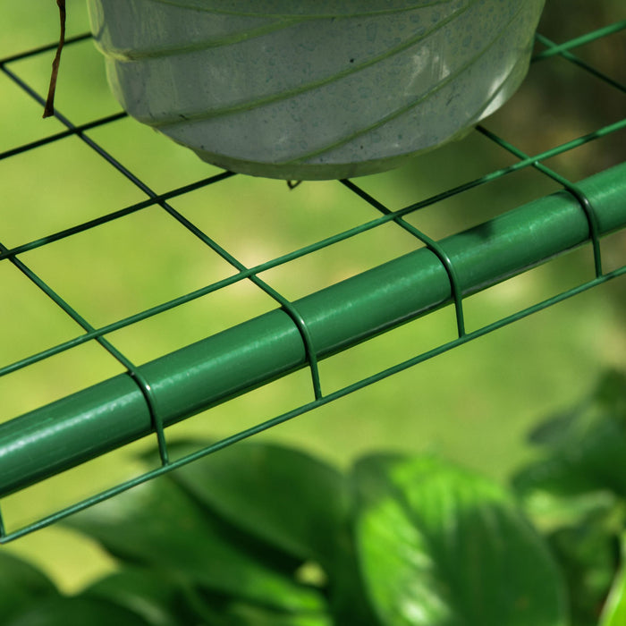 Walk-In Greenhouse - 3-Tier Portable Growth Sanctuary with 8 Shelves, Sturdy Metal Frame, Clear PVC Cover - Ideal for Gardeners and Plant Protection