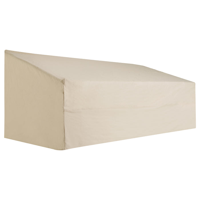 Oxford Cloth 600D - Heavy-Duty Waterproof 3-Seater Sofa Cover for Outdoor Furniture - Beige Patio Protection for Home & Garden Use