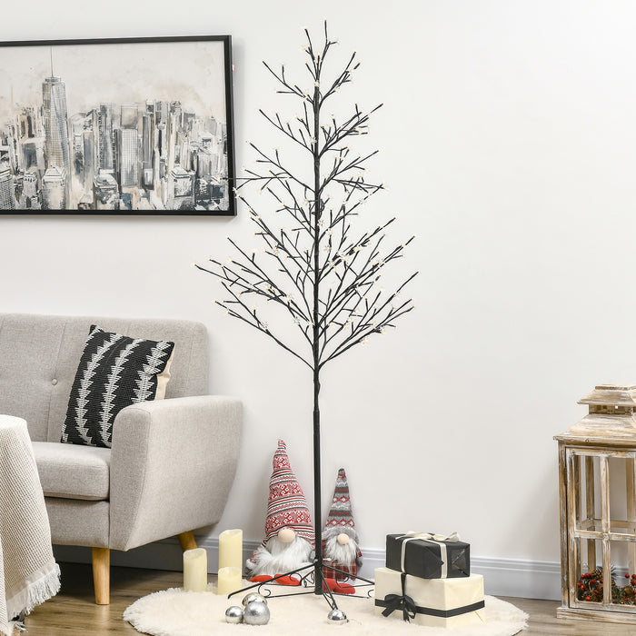 180 Warm White LED Cherry Blossom Tree - 6ft Artificial Lighted Tree with Plug-In for Ambiance - Perfect for Indoor Spaces and Covered Outdoor Areas