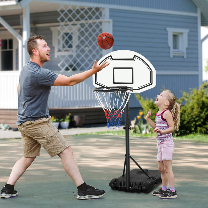 Adjustable Basketball Stand 94-123cm - Poolside Height-Flexible Hoop for All Ages - Ideal for Kids and Adults Recreational Play