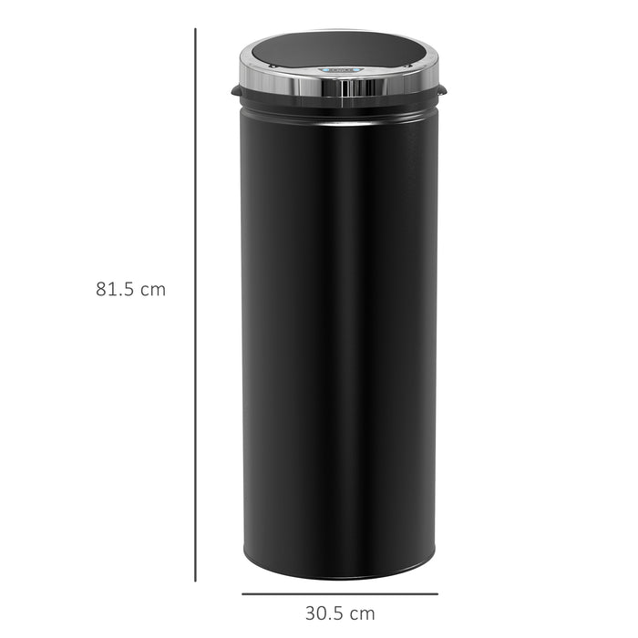 Stainless Steel 50L Sensor Garbage Bin with Inner Bucket - Touchless Waste Disposal Solution - Ideal for Home and Office Use