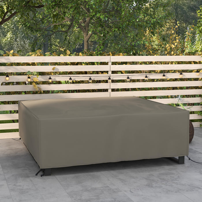 Outdoor Patio Furniture Cover - Heavy-Duty 600D Oxford Fabric, Waterproof and UV Resistant, 230x230x70cm Square Design - Ideal for Garden Table and Chair Protection