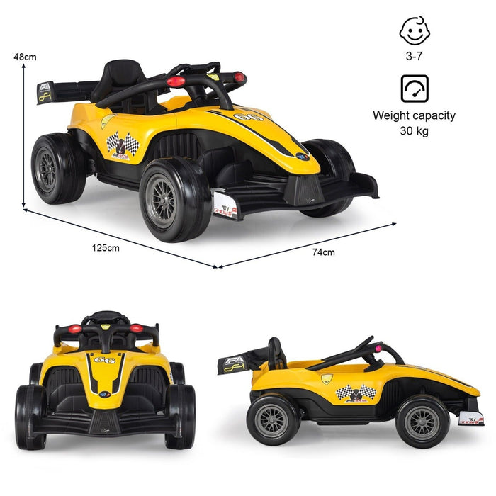 Power Wheels 12V Battery Ride-On Car - Kid's Toy Vehicle with Remote Control and MP3 Music Features - Designed for Fun and Entertainment with Safe Supervision