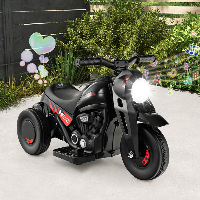 6V Bubble Maker Motorcycle - Electric Kid Ride - Ideal For Children's Outdoor Fun