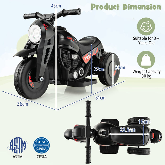 6V Bubble Maker Motorcycle - Electric Kid Ride - Ideal For Children's Outdoor Fun