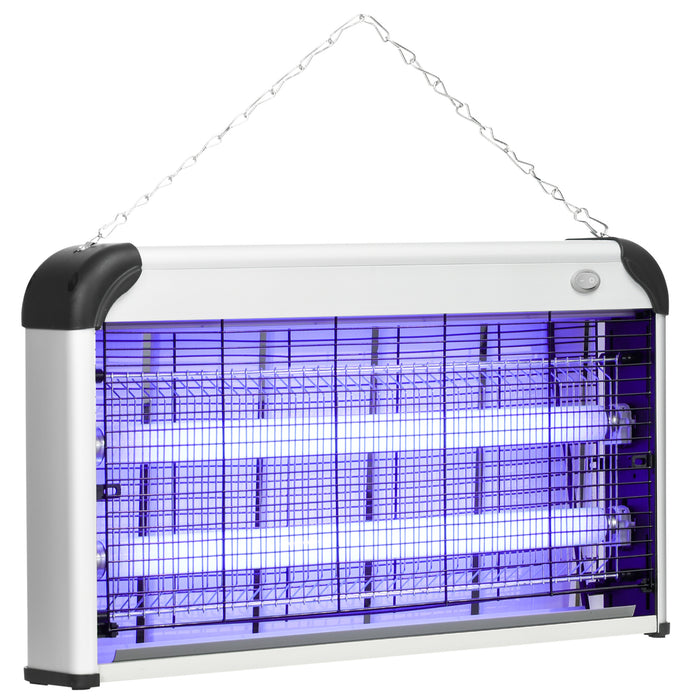 Electric Fly Mosquito Killer 30W - Free Standing Wall Hanging, 60m² Coverage, Insect Zapper - Ideal for Eliminating Flying Pests in Home & Office Spaces