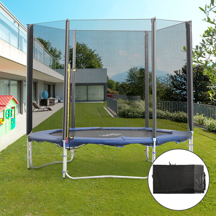 8ft Trampoline Safety Net - Durable Enclosure Mesh, Outdoor Jumping Protection - Ideal for Family Backyard Fun